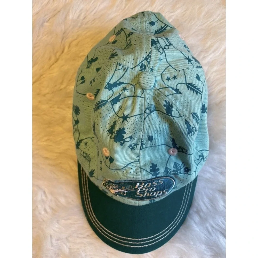 Bass Pro Shops Hat Girls‎ Size Youth Blue Fishing Baseball Cap